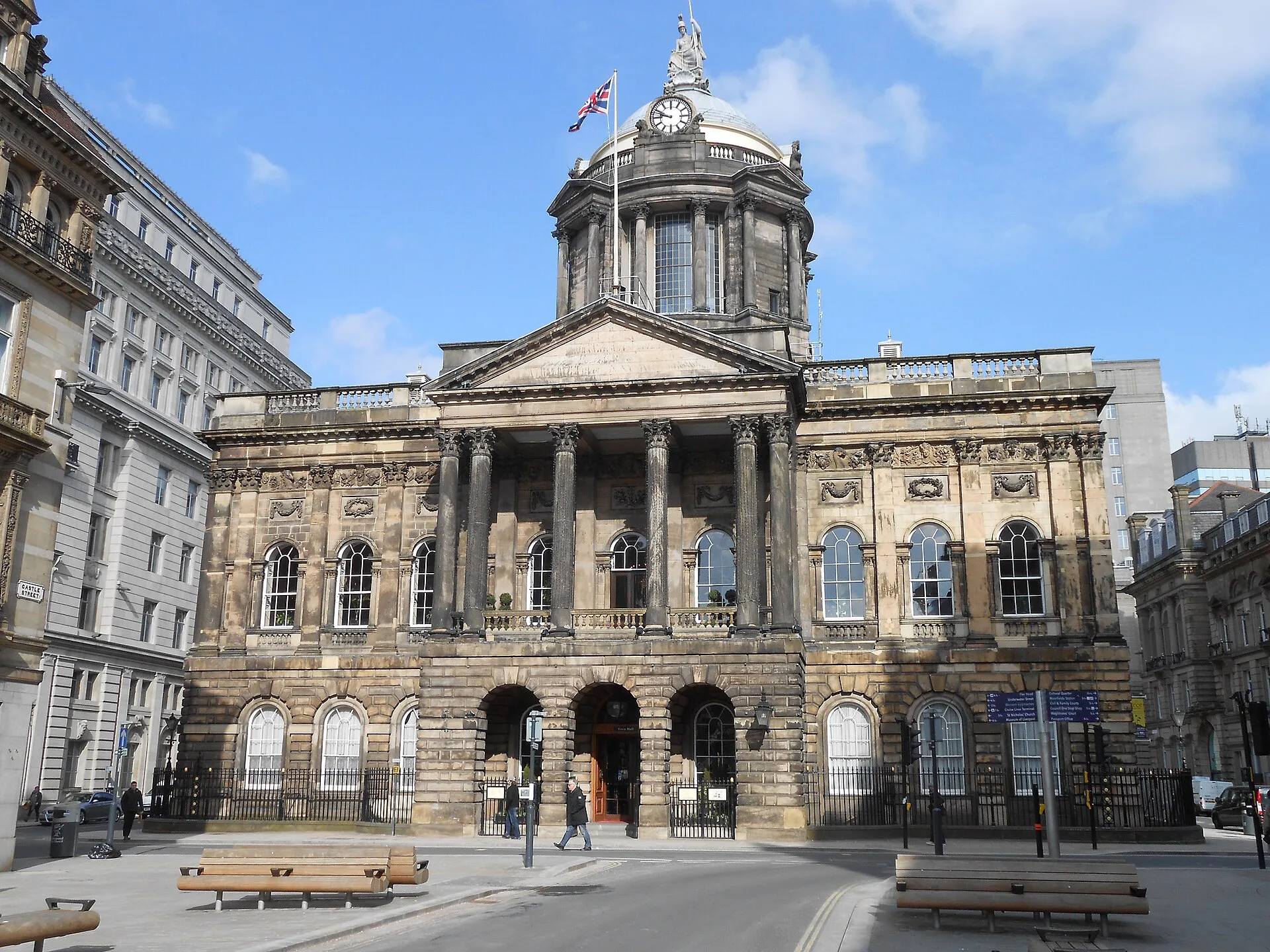 Liverpool - Liverpool Town Hall, England.